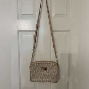 Michael Kors Cream Crossbody Bag